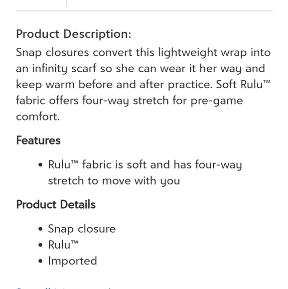 Ivivva village chill scarf - Picture 5 of 9